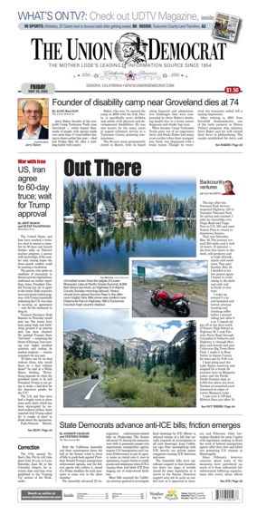 Cover of The Union Democrat