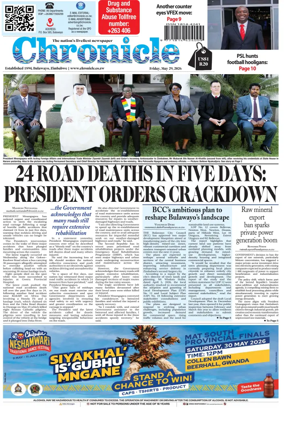 Cover of Chronicle (Zimbabwe)