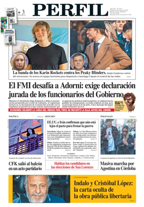 Cover of Perfil (Sabado)