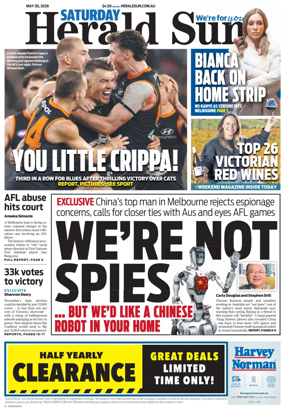 Cover of Herald Sun