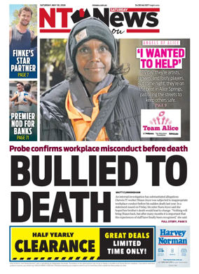 Cover of NT News