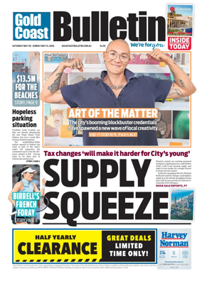 Cover of The Gold Coast Bulletin