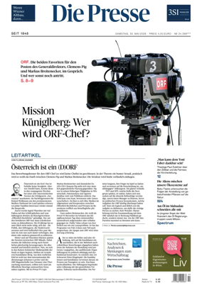 Cover of Die Presse