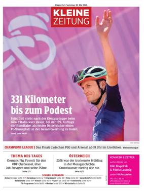 Cover of Kleine Zeitung Kaernten