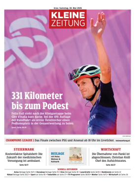 Cover of Kleine Zeitung Steiermark