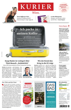Cover of Kurier (Samstag)