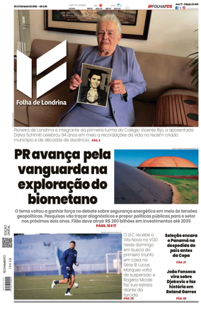 Cover of Folha de Londrina