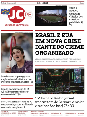 Cover of Jornal do Commercio
