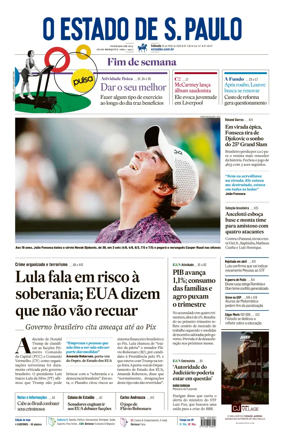 Cover of O Estado de S. Paulo