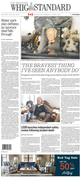 Cover of Kingston Whig-Standard