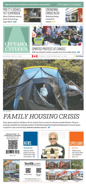 Cover of Ottawa Citizen
