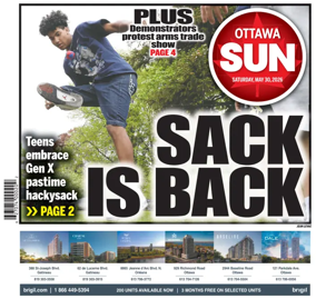 Cover of Ottawa Sun