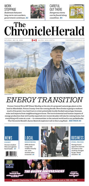 Cover of The Chronicle Herald (Provincial)