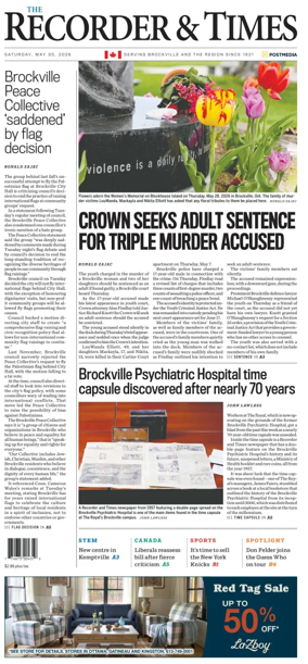 Cover of The Recorder & Times (Brockville)