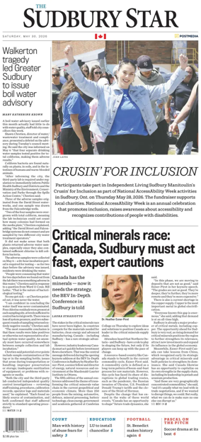 Cover of The Sudbury Star