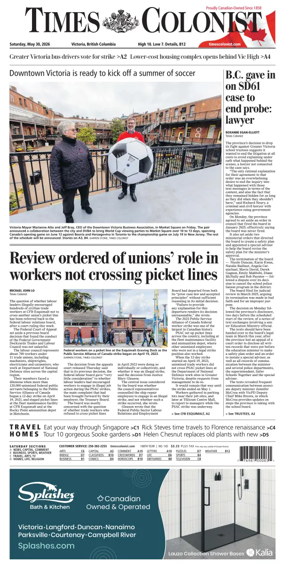 Cover of Times Colonist