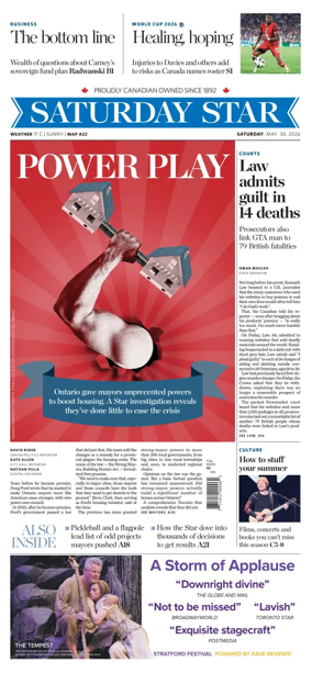 Cover of Toronto Star