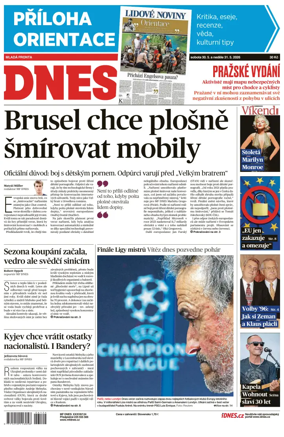 Cover of MF DNES
