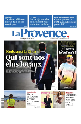 Cover of La Provence Aubagne-La Ciotat