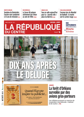 Cover of La Republique du Centre (Orleans - Loiret))