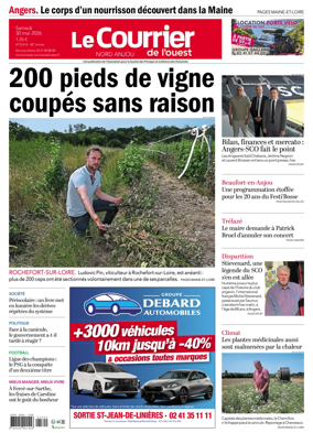 Cover of Le Courrier de l’Ouest (Nord Anjou)