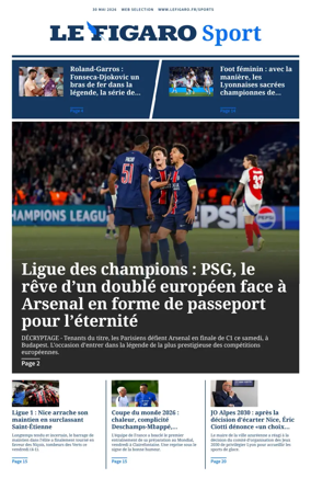 Cover of Le Figaro Sport