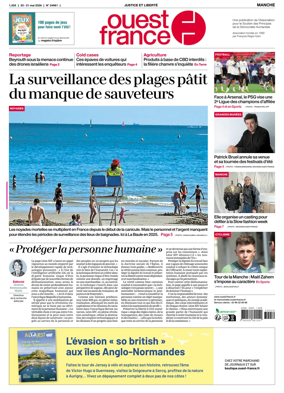 Cover of Ouest France (Manche)