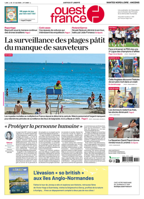 Cover of Ouest France (Nantes Nord-Loire - Ancenis)