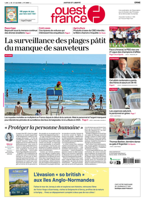 Cover of Ouest France (Orne)
