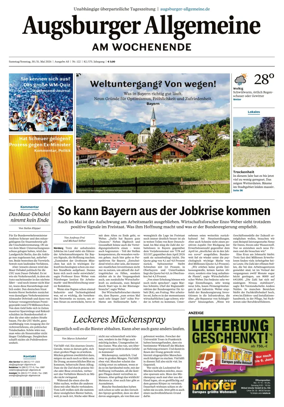 Cover of Augsburger Allgemeine (Ausgabe Stadt)