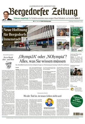 Cover of Bergedorfer Zeitung
