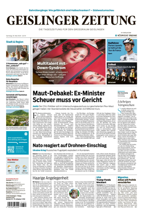 Cover of Geislinger Zeitung