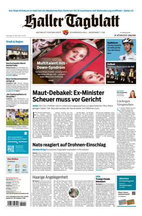 Cover of Haller Tagblatt