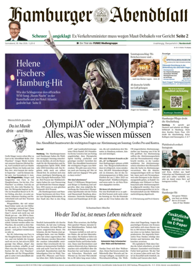 Cover of Hamburger Abendblatt (Norderstedt)