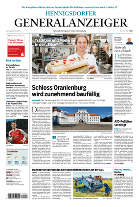 Cover of Hennigsdorfer Generalanzeiger