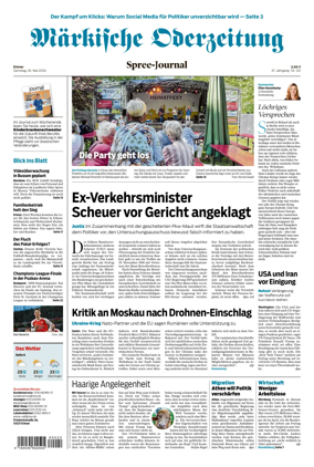 Cover of Markische Oderzeitung Erkner
