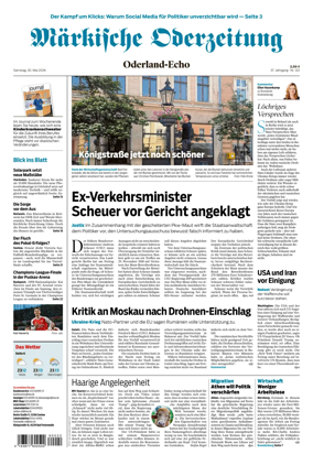 Cover of Markische Oderzeitung Oderland-Echo