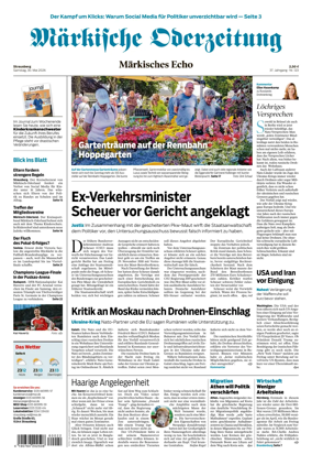 Cover of Markische Oderzeitung Strausberg