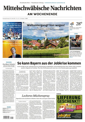 Cover of Mittelschwaebische Nachrichten