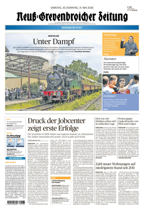 Cover of Neuss-Grevenbroicher Zeitung Neuss