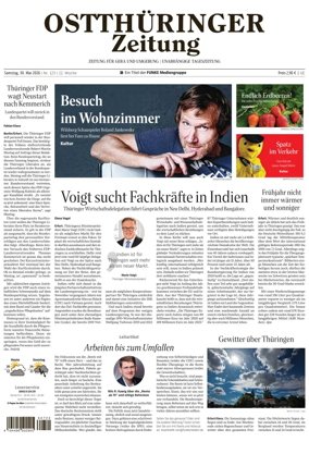 Cover of Ostthuringer Zeitung (Gera)