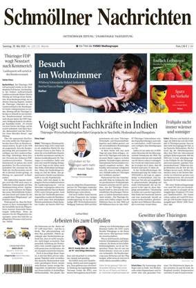 Cover of Ostthuringer Zeitung (Schmolln)