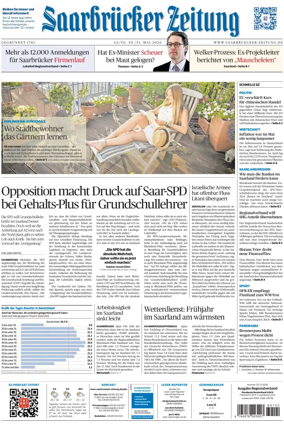 Cover of Saarbruecker Zeitung