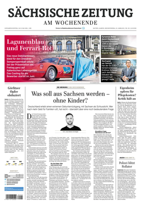 Cover of Sachsische Zeitung (Bautzen Kamenz & Bischofswerda)