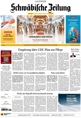 Cover of Schwabische Zeitung (Laupheim)