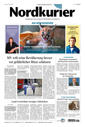 Cover of Strelitzer Zeitung