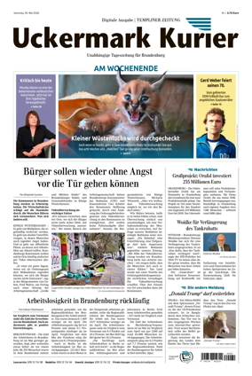 Cover of Templiner Zeitung