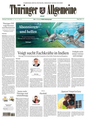 Cover of Thuringer Allgemeine (Erfurt)