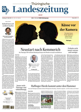 Cover of Thuringische Landeszeitung (Erfurt)