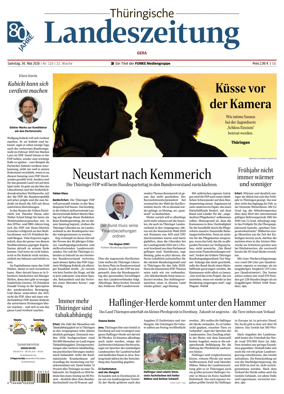 Cover of Thuringische Landeszeitung (Gera)